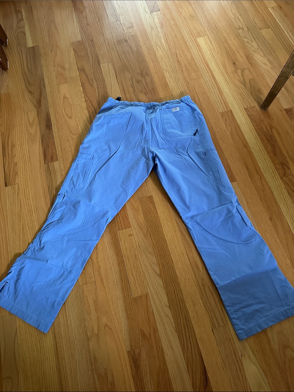 Women’s ceil Blue Drawstring scrub Pants - Picture 4 of 12